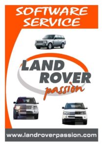 Land Rover Passion Software Service, volantino fronte