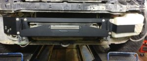 Hidden winch plate