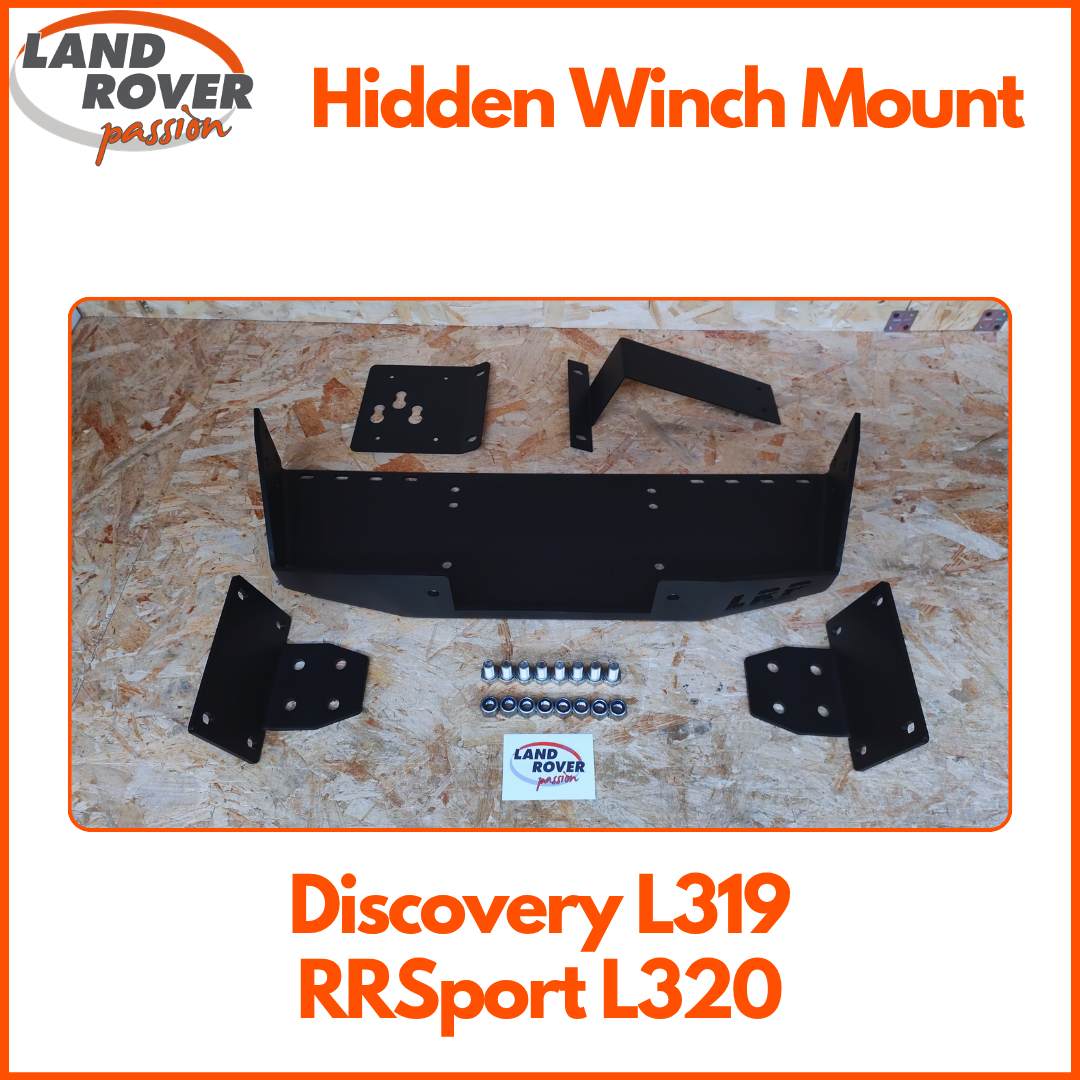 Piastra porta verricello nascosto Discovery L319 - RRSport L320 - immagine 3
