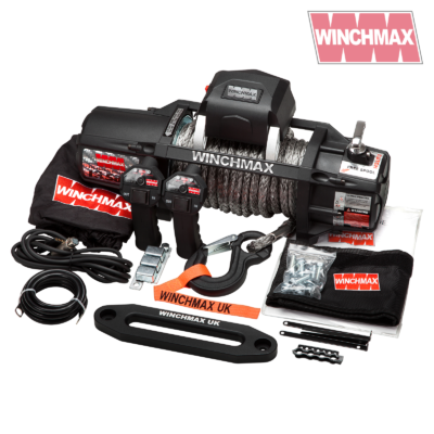 Verricello Winchmax SL 12V 13500lb Cavo Sintetico Mil. Spec.