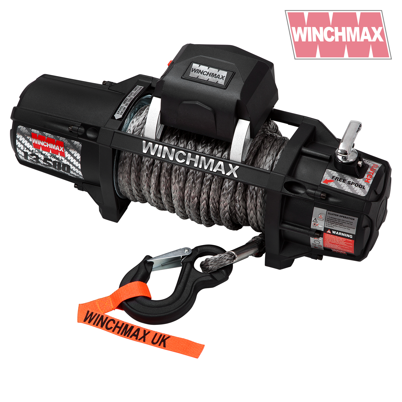 Verricello Winchmax SL 12V 13500lb Cavo Dyneena Mil. grade