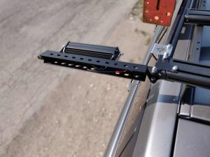 Out-Rack work light bracket