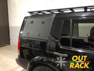 Out-Rack L319 Gullwing - Left Panel Black rails