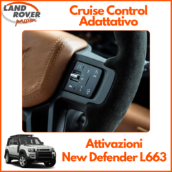 LRP Defender L663 Attivazione Cruise Control Adattativo