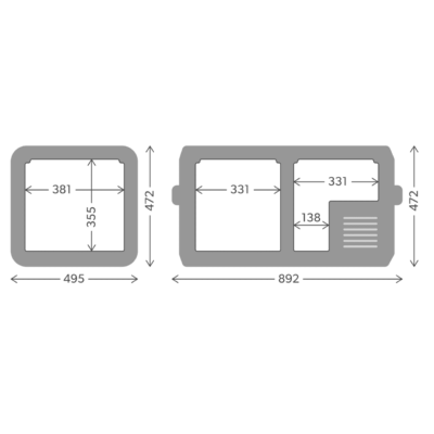 LRP Dometic Cooler CFX5 75DZ