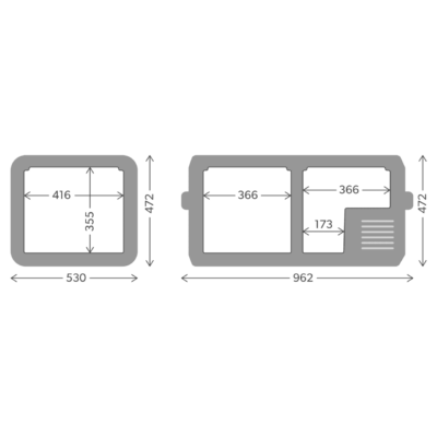 LRP Dometic Cooler CFX5 95DZ