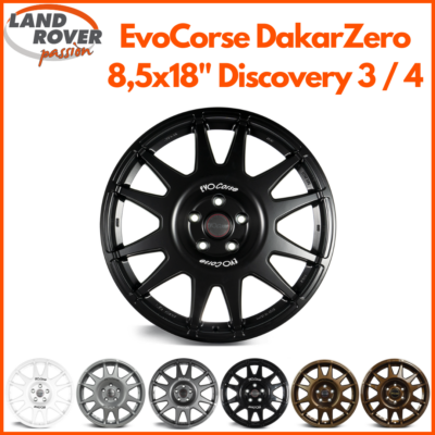 Cerchio Evocorse DakarZero 8,5x18" ET35 per Discovery 3 e 4